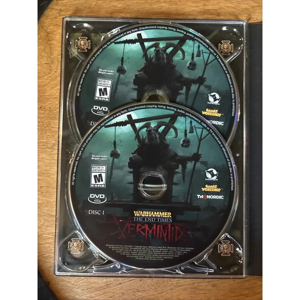 Warhammer End Times Vermintide (PC-DVD) Unused Open Box Rare Collector Edition